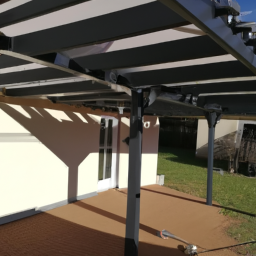 Réaménagement de pergola en aluminium Bron